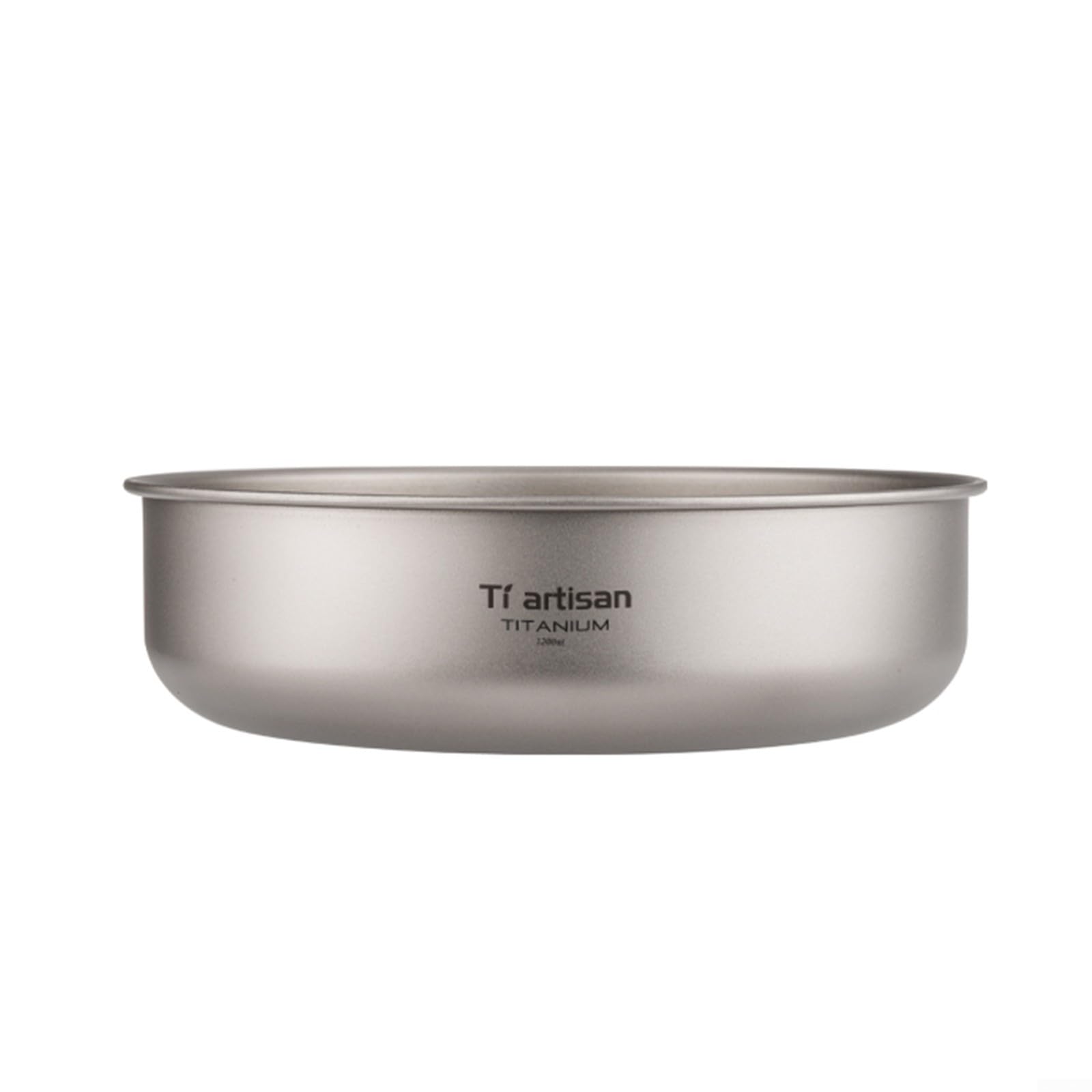 DAZZLEEX Ta3709 - Cuenco de titanio, placa de titanio para camping y senderismo, 0,5 mm (900 ml)