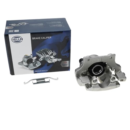 HELLA Brake Caliper With Bracket Included Compatible with Select 2008-2013 BMW, Rear Left