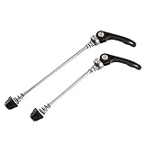 Bike Quick Release Axle Skewer, Bicycle MTB Front &Rear Wheel Hub For Trainers QR 145/185mm 1 Pair