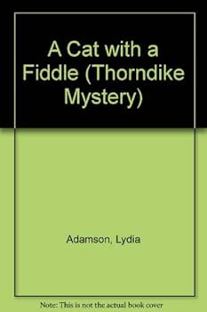 Hardcover A Cat With a Fiddle: An Alice Nestleton Mystery [Large Print] Book