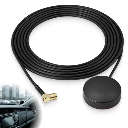 Antenne Dab de Voiture 3m,Adaptateur SMB vers SMA et Câble, Dab Antenne Voiture, Antenne Voiture Amplifiée, Indoor Dab Antenna, Réception Optimale et Gain Élevé pour Radios Numériques