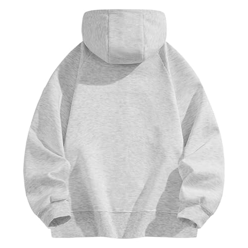 RTTUIOP Mens Lightweight Jackets Zip Up Hoodie Long Sleeve Sweatshirt Winter Fashion Zip Solid Color Coat Hooded Sweatshirt3