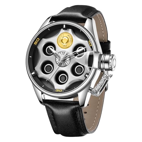 Montre de luxe pour homme en acier inoxydable au style audacieux