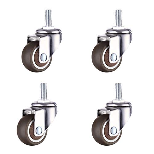 CAFORO Locking Bed Casters Wheels Stem for Bedframe Socket Set of 4