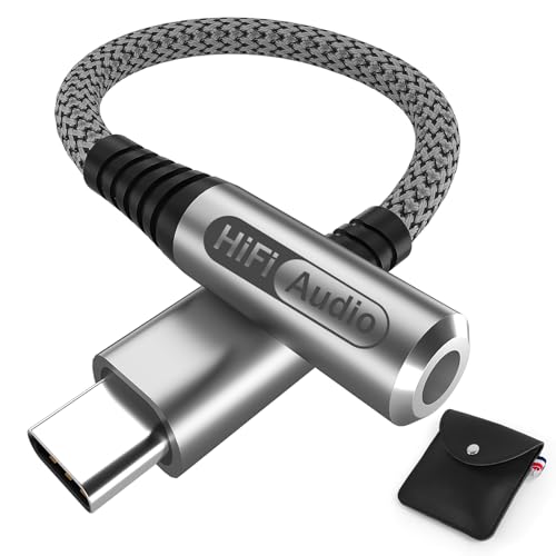 Adattatore USB C A Jack 3,5 Mm, 2 Pezzi, Compatibile Con S24/S23/S22, Plug And Play, Hi-Fi, Con Controllo Chiamate