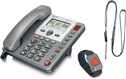 Preisvergleich Produktbild amplicomms PowerTel 97 Alarm, Großtastentelefon