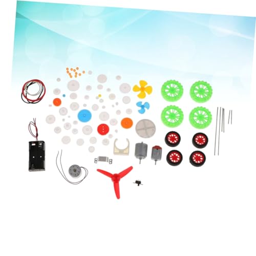 KICHOUSE Y Car Gear Spindle Wheel Gear Assortment Set 69pcs Plastic Gear Parts for DIY Mechanical Model