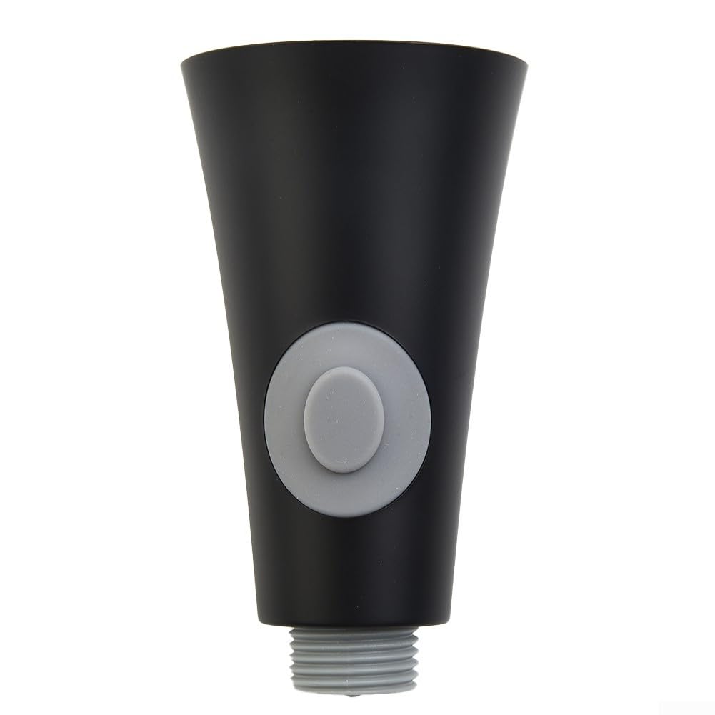 Ensemble de pulvérisation de robinet de cuisine extractible avec capacité de débit en deux étapes conçu pour un montage standard de 1,27 cm (noir)