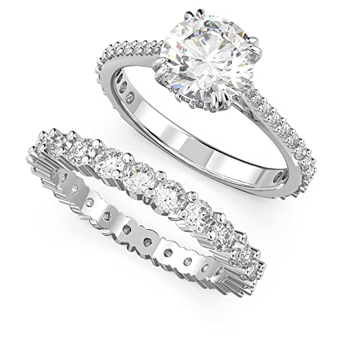 Bague Swarovski Stilla coffret de 2 pièces un cadeau étincelant idéal