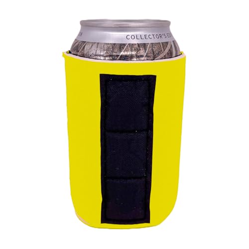Blank Magnetic Can Coolie (10 Pack, Yellow)