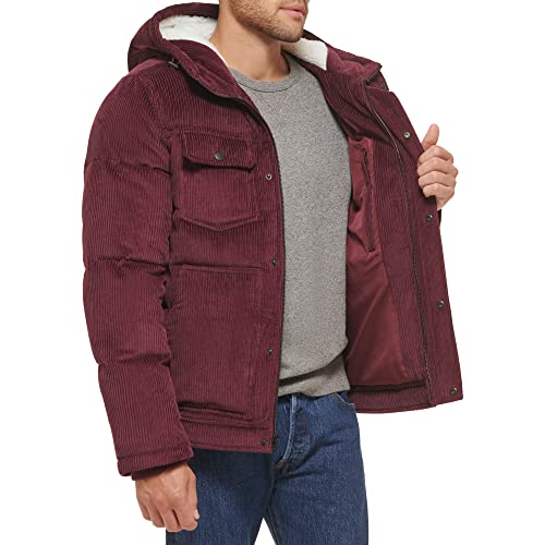 Image of Levi's Men's Performance Hooded Puffer Trucker Jacket (Regular & Big & Tall Sizes)