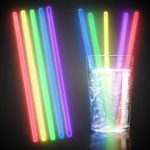 Pitillos luminosos multicolor 25 unidades 9 pulgadas miniatura 1