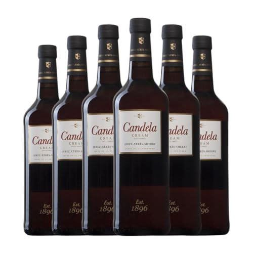 Lustau Candela Cream Jerez-Xérès-Sherry 75 cl Vino generoso (Caja de 6 Botellas de 75 cl)