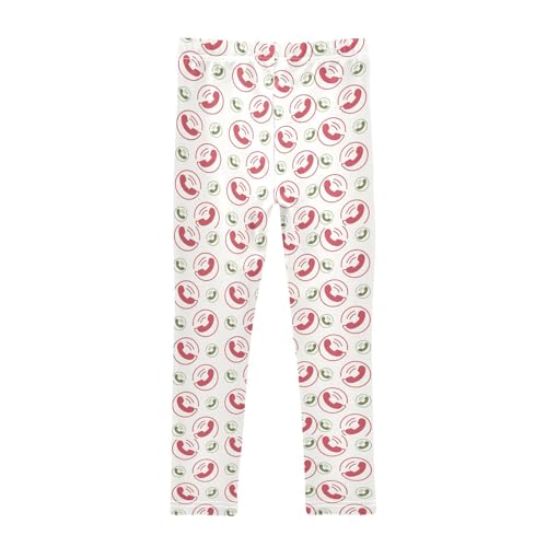 Girls Leggings Telephone Icon Toddler Girls Clothes Leggings for Girls Toddler Girls Leggings 3-4T2
