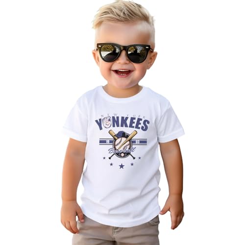 Toddler Boy Girl Baseball Shirt Games Day Graphic T-Shirt Kids Baseball Fans Lover Outfit Funny Summer Tee Tops