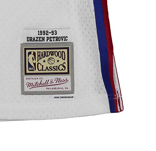 Maillot Jersey New Jersey Nets NBA Mitchell & Ness Drazen Petrovic 03 - 5