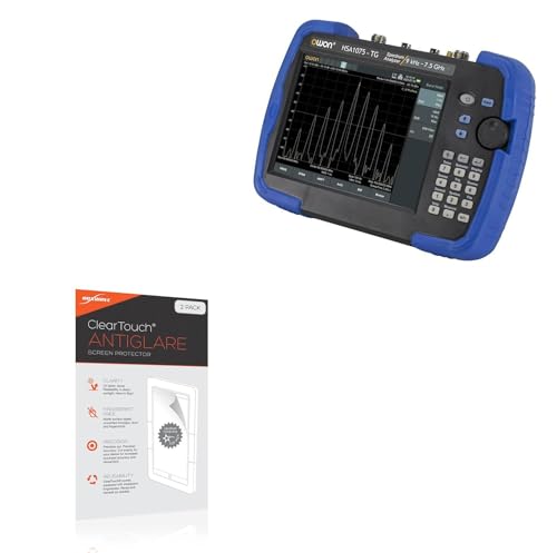 BoxWave Screen Protector Compatible with Owon HSA1075TG - ClearTouch Anti-Glare (2-Pack), Anti-Fingerprint Matte Film Skin