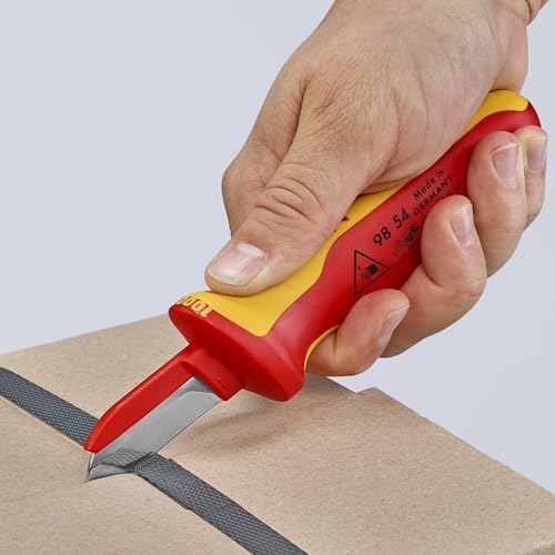 KNIPEX 98 54 1,000V Insulated Cable Knife by KNIPEX - Image 9