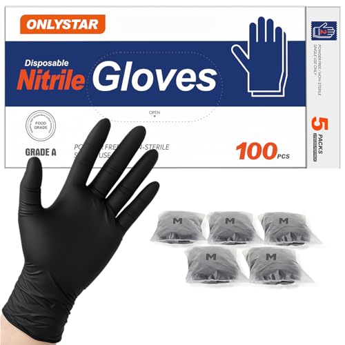 10mil Nitrile Gloves Review: Heavy-Duty Performance 26 ONLYSTAR 5-Mil Disposable Nitrile Gloves for Cooking Food Prep,100Pcs +