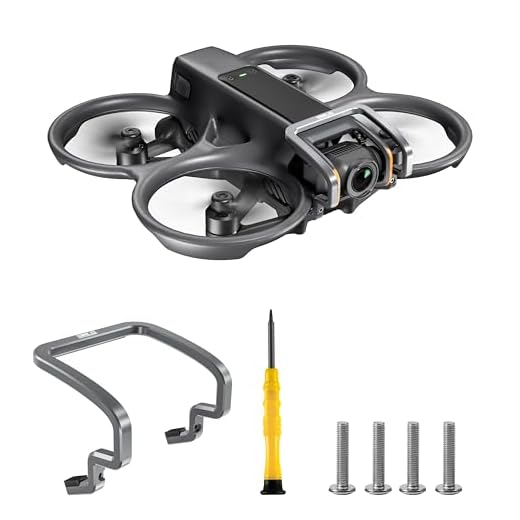 STARTRC Avata 2 Pare-chocs Drone pour DJI Avata 2 FPV Accessoires de Drone Barre de Protection PTZ en Alliage d'Aluminium Barre de Protection Anti-Collision de Caméra