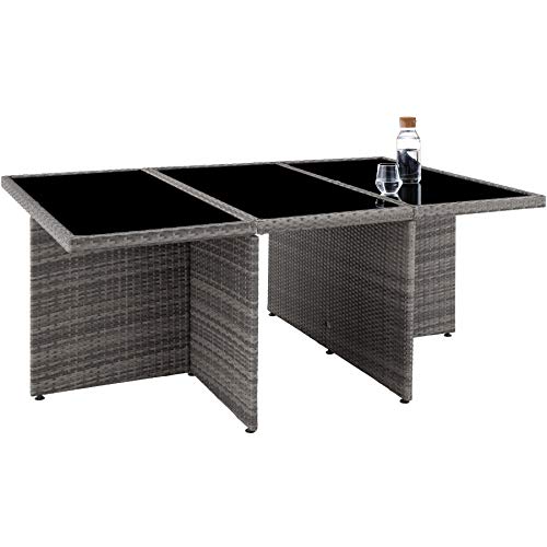 TecTake 800855 Set di Mobili da Giardino Poli