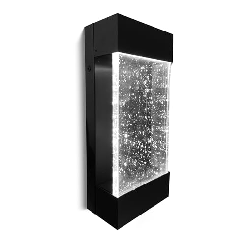 Ciata Bubble Glass Boho Wall Scone LED Lighting with Up and Downlights, Modern Designer Home Decor, CCT Select Color, Indoor and Outdoor, Wet Rated, 12 Inch