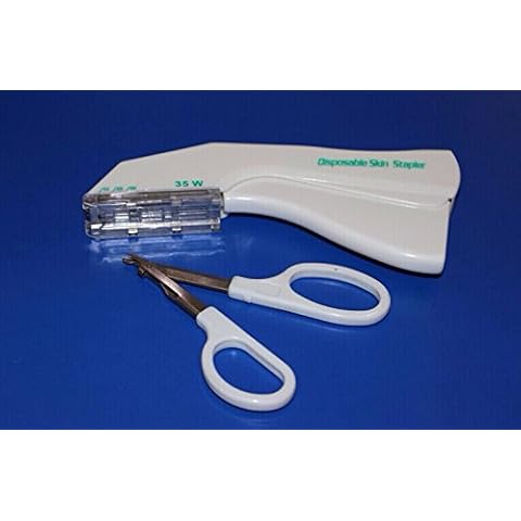 10 x DISPOSABLE SKIN STAPLERS AND STAPLE REMOVERS SET,CE Cover