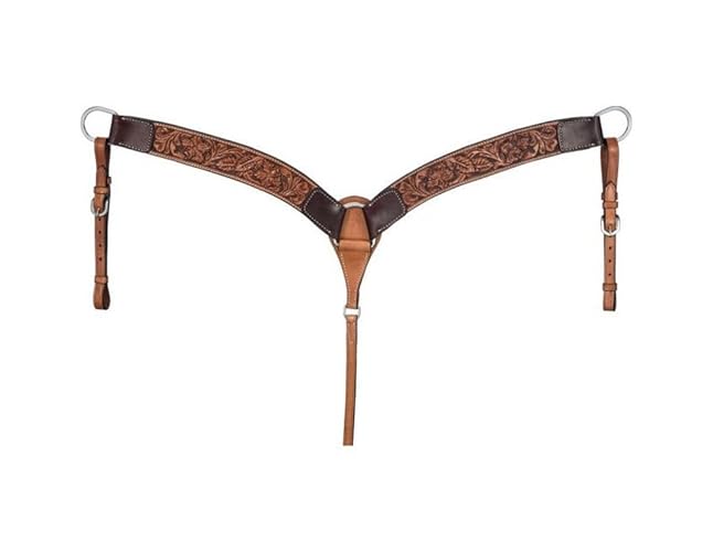 Royal King Breast Collar Ridgeline Hand Carved Medium Oil 45-5515