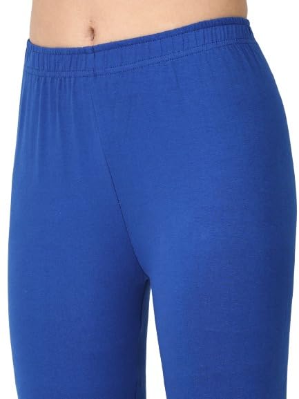 Image of Robinbosky Premium Stretchable Cotton Ankle Legging for Women | Suitable for Formal wear & Casual wear | High-End Elastic Makes The Leggings Squat Proof and Durable for Travel, Yoga, & Workout.