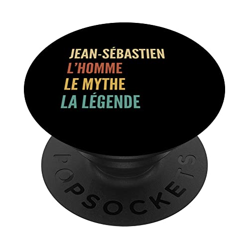 Funny French First Name Design - Jean-Sébastien PopSockets PopGrip Intercambiable