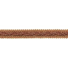 DECOPRO 7/8" 2cm Baroque Collection Scroll Gimp Braid Trim # 0078BG, Cinnamon Toast Orange #6122 Rust, Gold 5 Yard Value Pack 15 ft/4.5m
