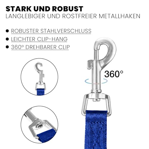 Loutep Schleppleine Für Hunde Lange Leine 3m 5m Schleppleine 10m Für Hunde 15m 20m 25m 30m Hundeleine Für Kleine Mittel Große Hund Langlaufleine Wasserfest Leicht Laufleine