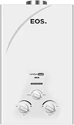 Aquecedor de Água a Gás Eos 7,5 Litros (gás Natural) Exaustão Natural Branco Eaq75gm-n