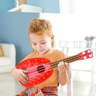 Ocobetom Ukulélé pour débutants – Mini Forme de Fruits de Guitare | Instruments de Musique pour Enfants Jouets éducatifs… - Les Beatles, Paul McCartney, John Lennon, RIngo Starr, George Harrison Ocobetom Ukulélé pour débutants - Mini Forme de Fruits de Guitare | Instruments de Musique pour Enfants Jouets éducatifs… – Image 2