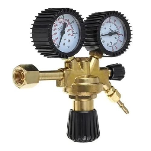 CO2 Argon Nitrogen Pressure Reducing Regulator Shockproof MAG/MIG Welding Pressure Reducer W21.8 Thread