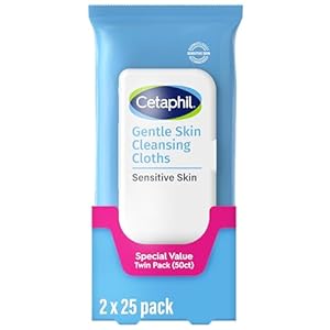 Cetaphil Face and Body Wipes, Gentl...