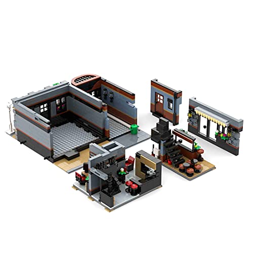 TASS TASS Ideas Olive Mansion Pub Modular 4629Pcs MOC-45758 Street View House Architecture Bricks Modell Kompatibel mit… – Bild 4
