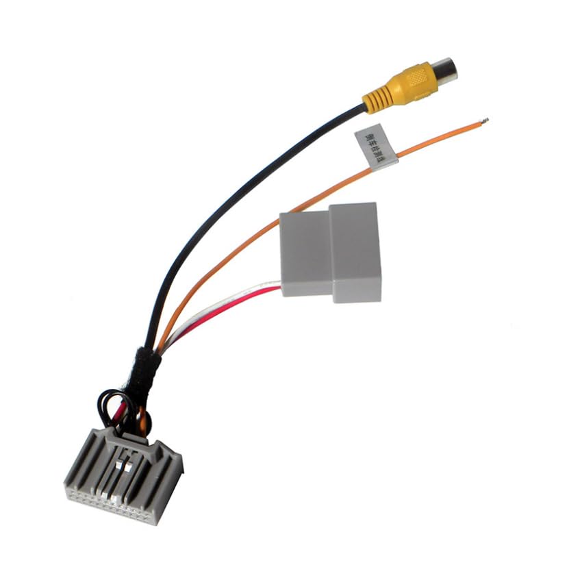 24 Pins Adapter Connection Cable for Honda Accord 9 2.4L 2012 2013 2014 2015 for RCA Input Rear View Reversing Camera Adapter Cable - (Color Name: for RCA Adapter)