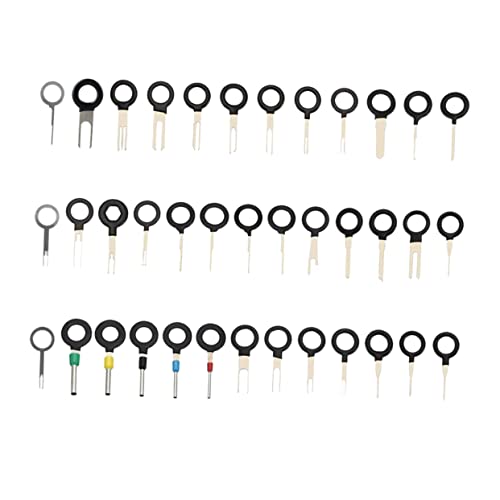 FUNOMOCYA 82pcs Terminal Removal Tool Kit Easy Wire Connector Pin Extractor for Vehicles Motorcycle Electronic Devices Lever for Safe Use and Restorable Pin