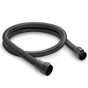 PRIMEBAG - Schlauch Verlängerung 4m kompatibel mit Kärcher WD2 WD3 WD4 WD6 MV2 MV3 MV4 MV6 A 2003 A 2004 uvm - Saugschlauchverlängerung für Nass-/Trockensauger mit Klick-Verschluss geeignet