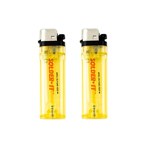 Solder-It Refillable Fuel Cell Pair Micro-Jet Torches (CF-30C)