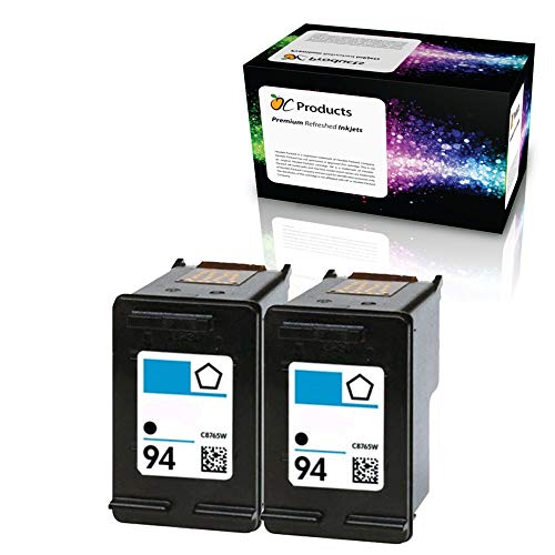 OCProducts cartouche d'encre HP 94 pour Officejet/Deskjet/PSC (2 noir)