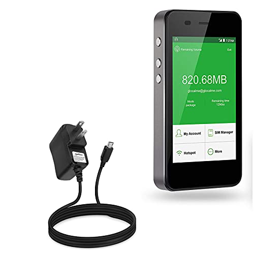 Charger for GlocalMe G3 LTE Global Mobile Hotspot (Charger by BoxWave) - Wall Charger Direct, Wall Plug Charger