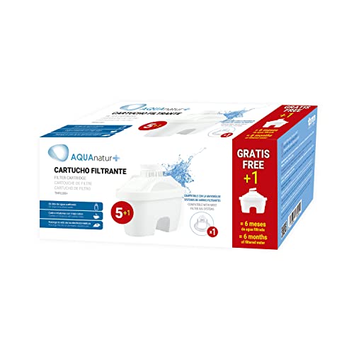 TM Electron TMFIL106 Pack de 6 a 12 meses de filtros de água, compatíveis com os frascos Maxtra e Maxtra, 6 unidades