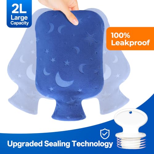 DICEVER Hot Water Bottle 2L