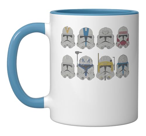 Taza de cerámica Star Wars Clone Troopers azul/ blanco 11 oz miniatura 1