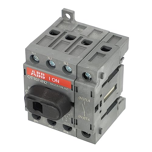OT16F4N2 | 1SCA104829R1001 | ABB Switch DISCONNECTOR, 4 Pole, Front Operated, DIN Rail MOUNTABLE, Non-FUSIBLE