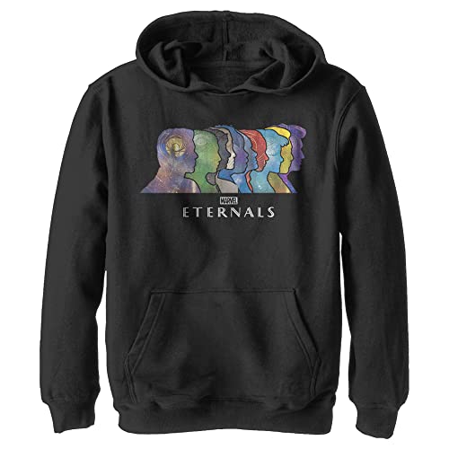 Marvel Silhouette Heads Sweat à capuche garçon idéal pour les journées d'école et le sport