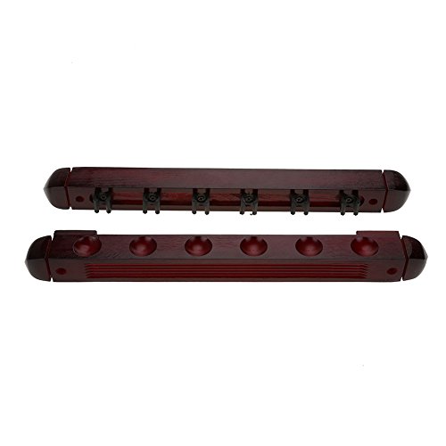 Porte-queue de billard pour 6 queues rack mural en bois solide Vgeby