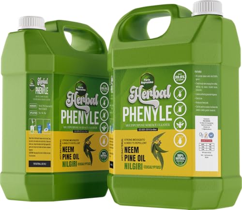 Image of 10 Liter Herbal Phenyl Floor Cleaner Eucalyptus (Nilgiri) 5 Liter Pack 2 (10 Liter)
